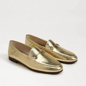 Sam Edelman Loraine Loafers Gold Leaf